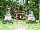 健御名方富命彦神別神社参道両側に建立されている狛犬