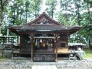 石川康長と縁のある筑摩神社拝殿