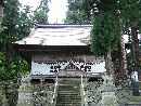 葛山落合神社の拝殿を正面から撮影した画像